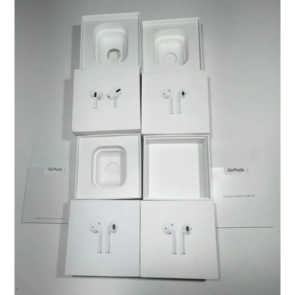 Original Apple AirPods Boxes, Set of 4 - Boxes Only